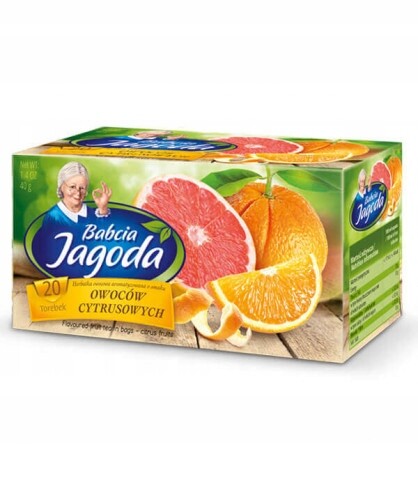13 x Čaj ovocný čaj Babcia Jagoda 40 g