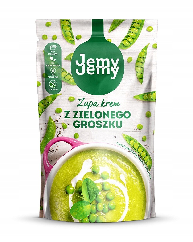 7x Jíme Jemy Polévka s krémem ze zeleného hrášku 375 g