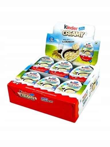 Kinder Vajíčko Creamy Milky & Mléčný krém 19G Lahodná čokoláda X24