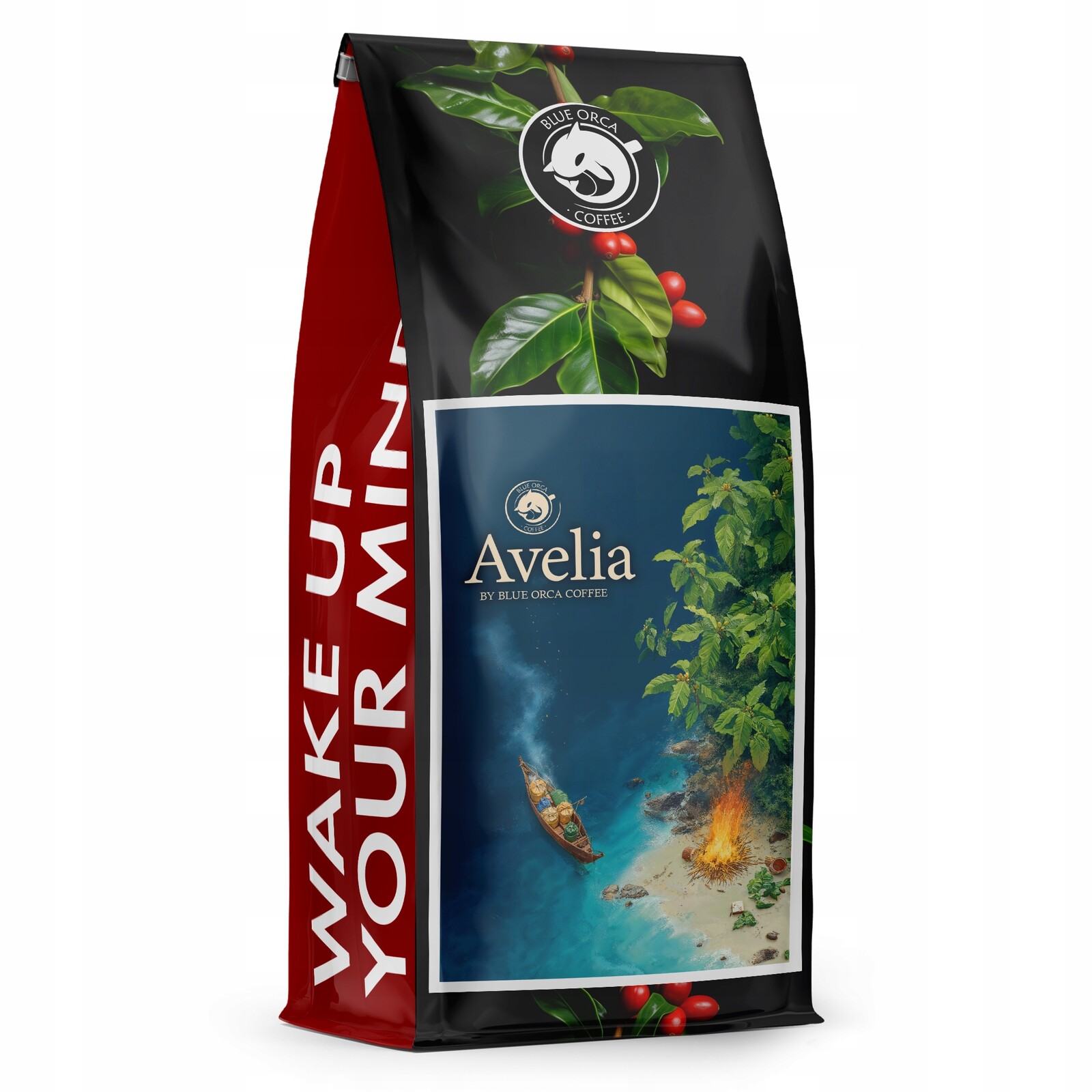 Káva zrnková 1 kg Avelia 100% Arabica Čerstvě pražená, ideální jako dárek