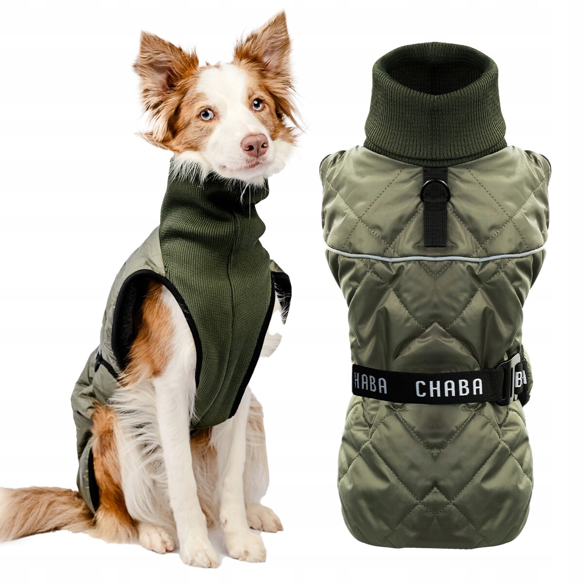 Zimní kabátek pro psa Vogue Teplá bunda, oblečení pro psa, velikost 4XL, zelená