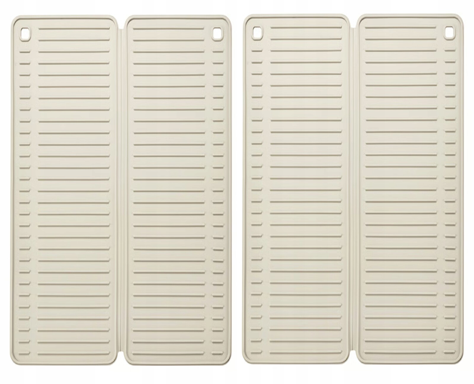 Ikea Rinnig Podložka na sušení nádobí, béžová, 51 x 42 cm, sada 2 kusů