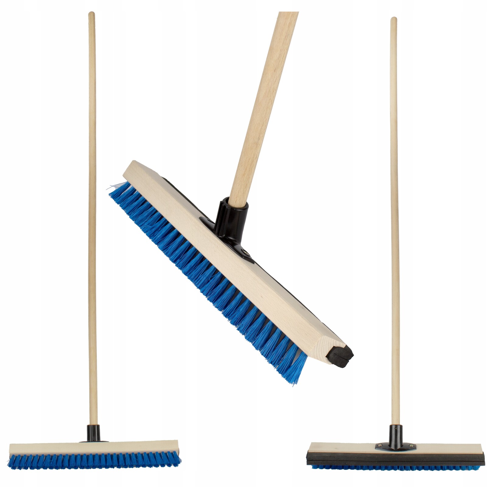 Stěrka na vodu 40 cm 2v1 s kartáčem násada 120 cm