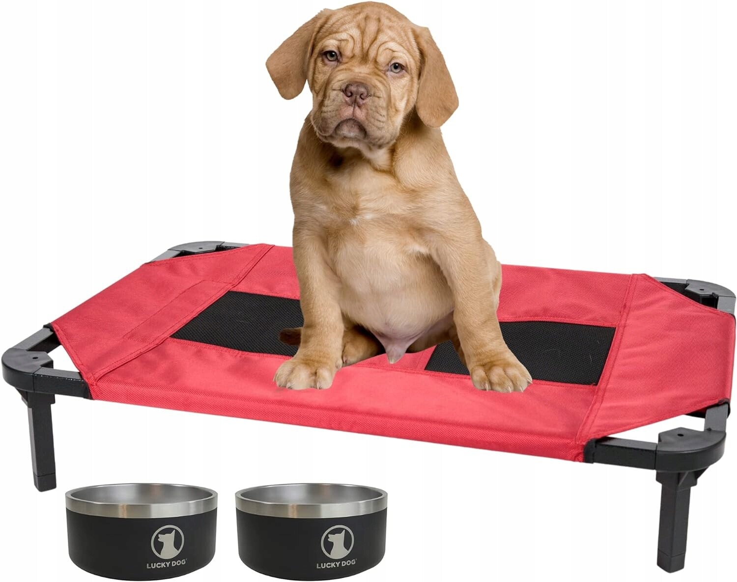 Pelíšek pro psy červený 9 Cm