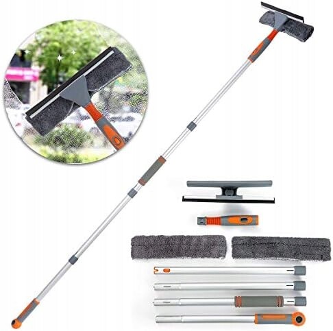 Profesionální stěrka na okna, teleskopické zařízení na mytí oken 152 cm