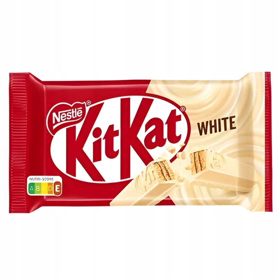 KitKat Křupavý Oplatek s náplní politý bílou čokoládou 41.5 g 10 kusů