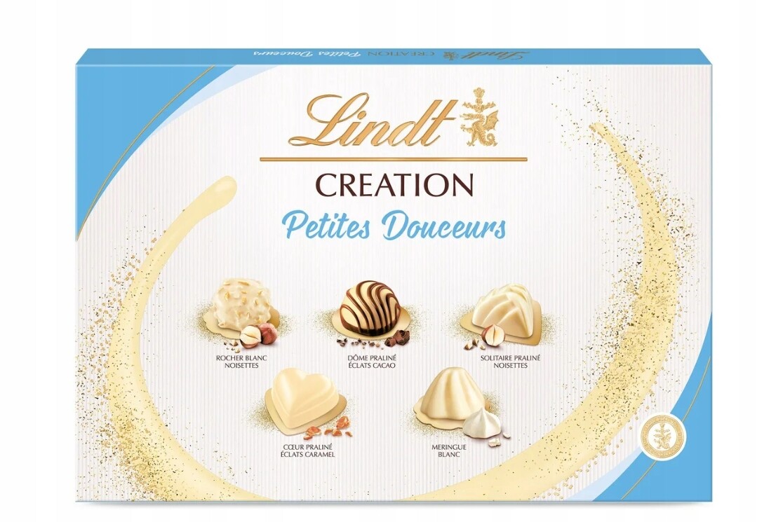 Lindt Creation Petites Douceurs Bonboniéra Čokolády Pralinky 375G 37 Kusů