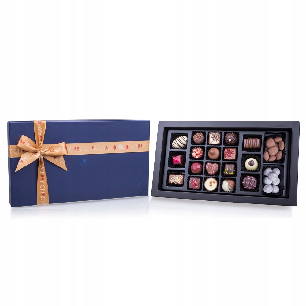 Vánoční sada sladkostí z belgické čokolády Moments Midi jako dárek