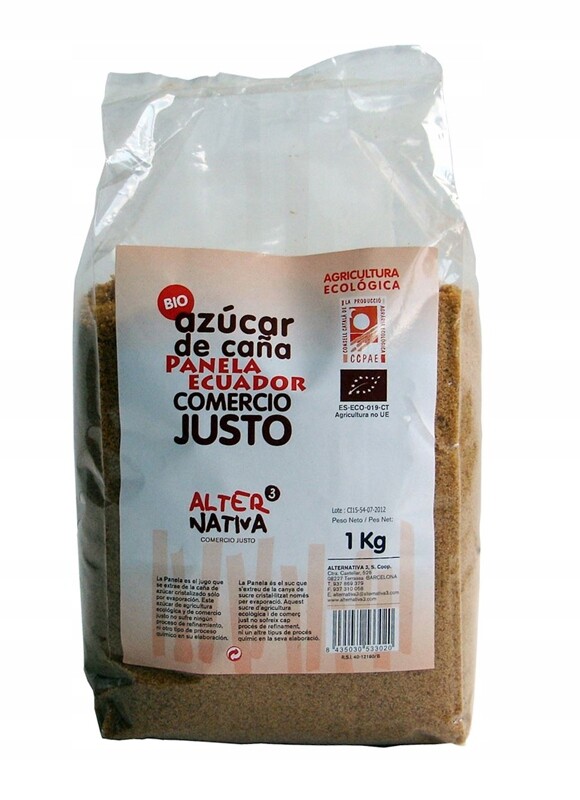 Cukr Třtinový Panel Bezlepkový Bio 1 kg Alternativa