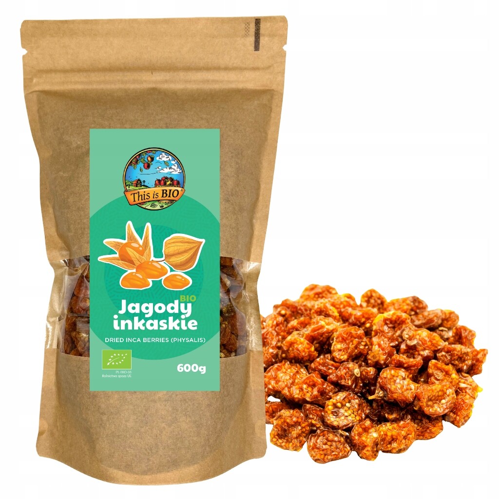 Mochyně Ekologická Plody Mochyně Peruánské 600 g s certifikátem Bio