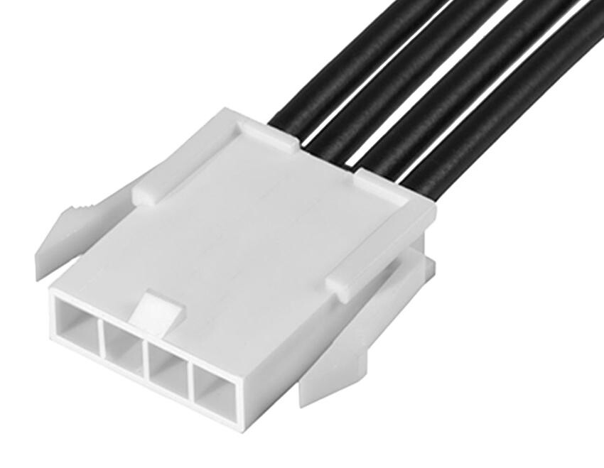 Molex 215320-2043 Wtb Cable, 4Pos Rcpt-Rcpt, 600Mm