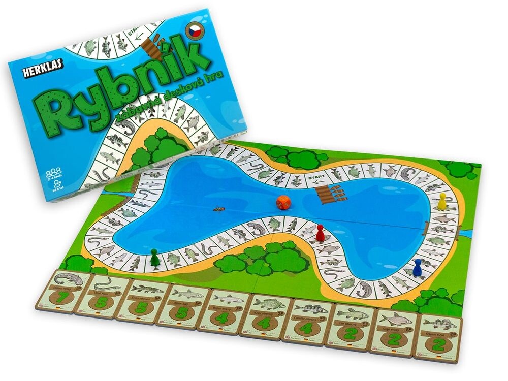 Herklas Desková hra pro rybáře Rybník