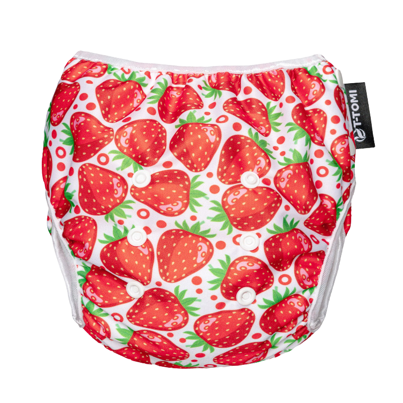 T-TOMI Plavky plenkové, 5-15kg, Strawberries