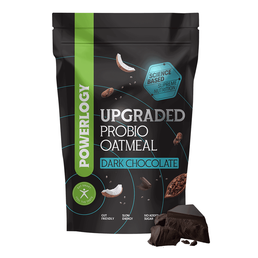 POWERLOGY Upgraded Probio Oatmeal Dark Choco 350 g