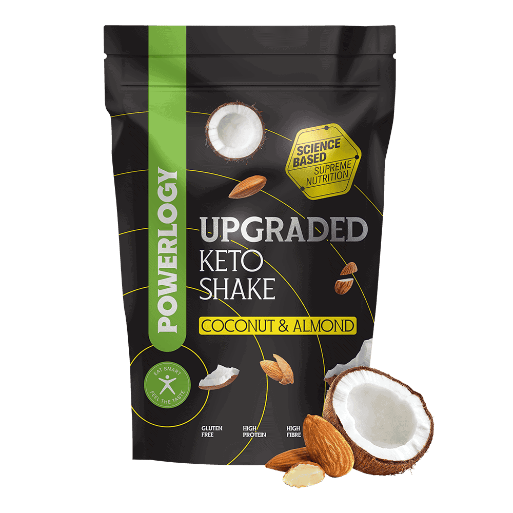 POWERLOGY Upgraded Keto Shake Coconut and Almond 600 g