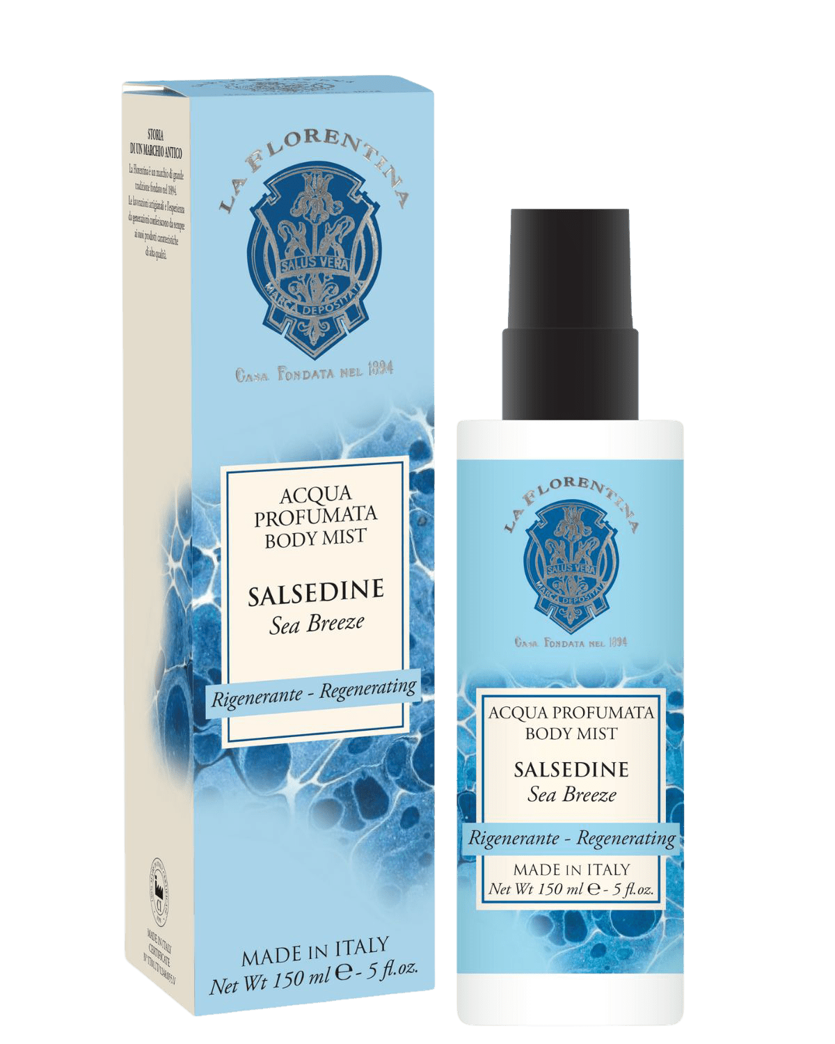 LA FLORENTINA Parfémovaná tělová voda, Salsedine 150 ml