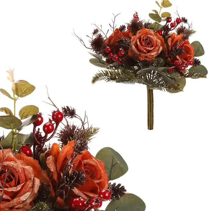 Autronic Umělá kytice UKB202 TER - pozlacená