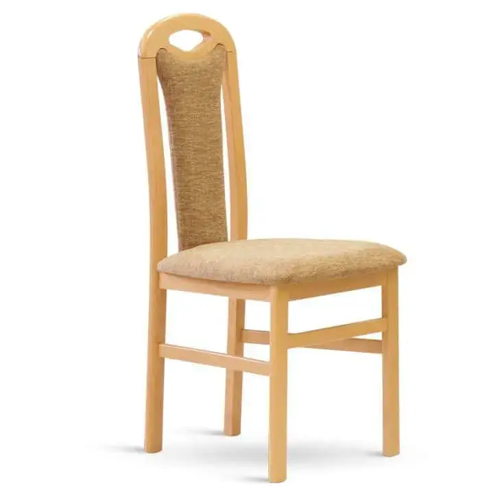 ATAN Jídelní židle Berta - lux 25 béžová/ buk