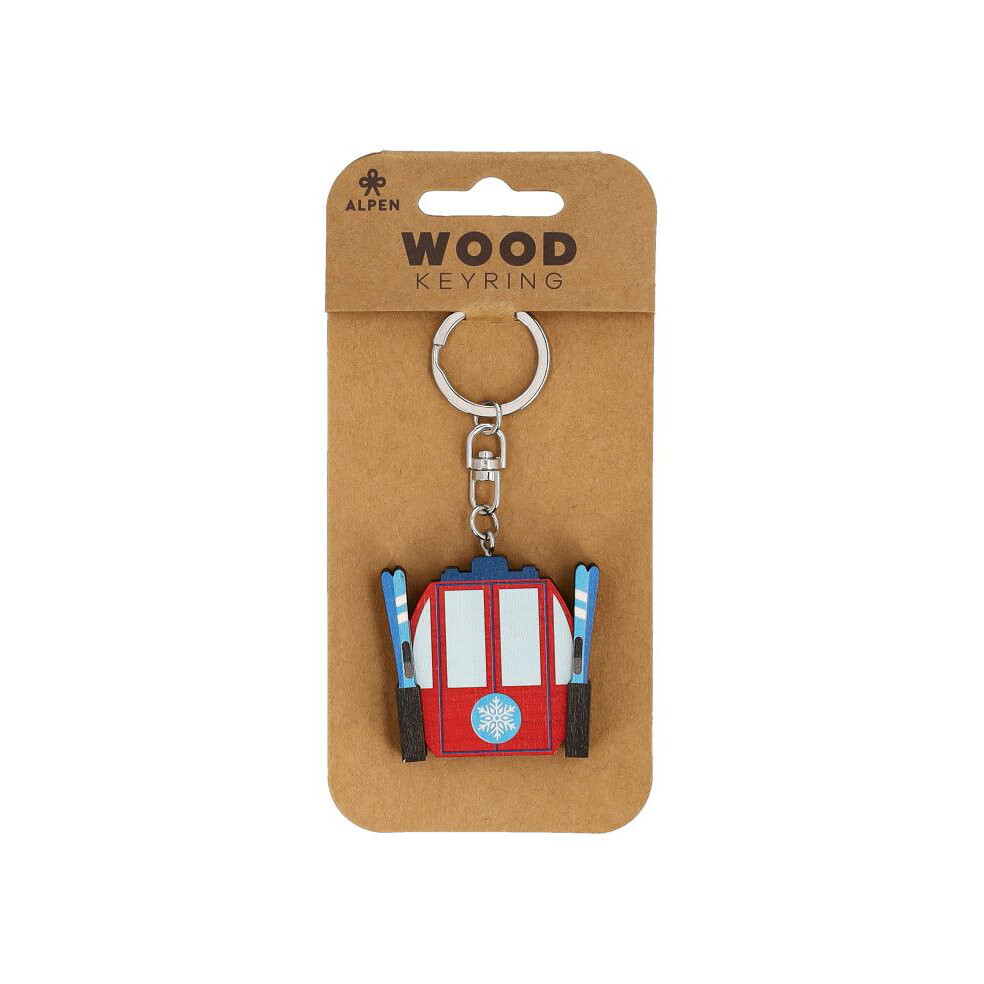 Dřevěný přívěsek Lanovka