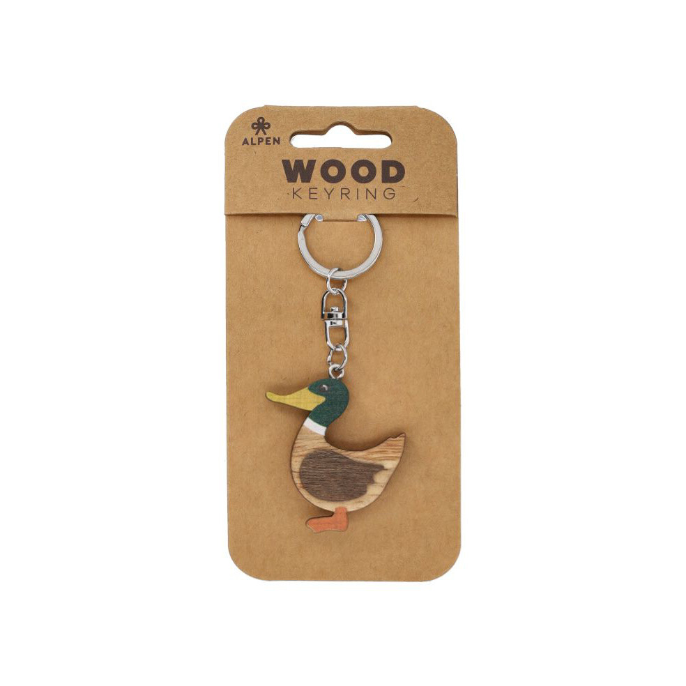 Dřevěný přívěsek Kačer