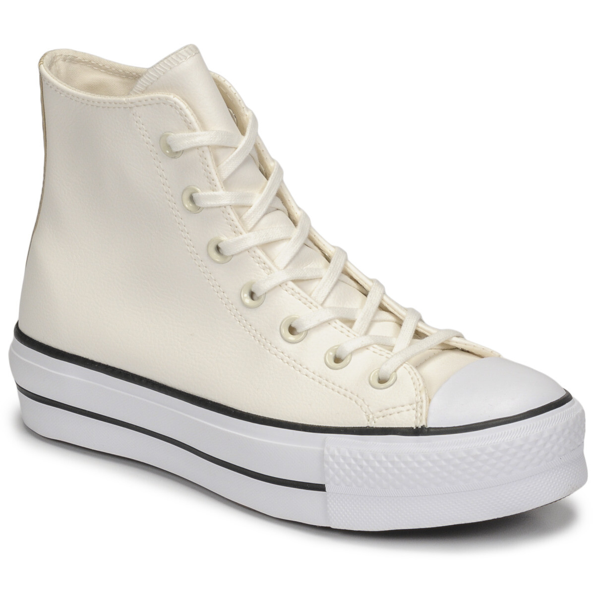Converse  CHUCK TAYLOR ALL STAR LIFT ANODIZED METALS HI  Bílá