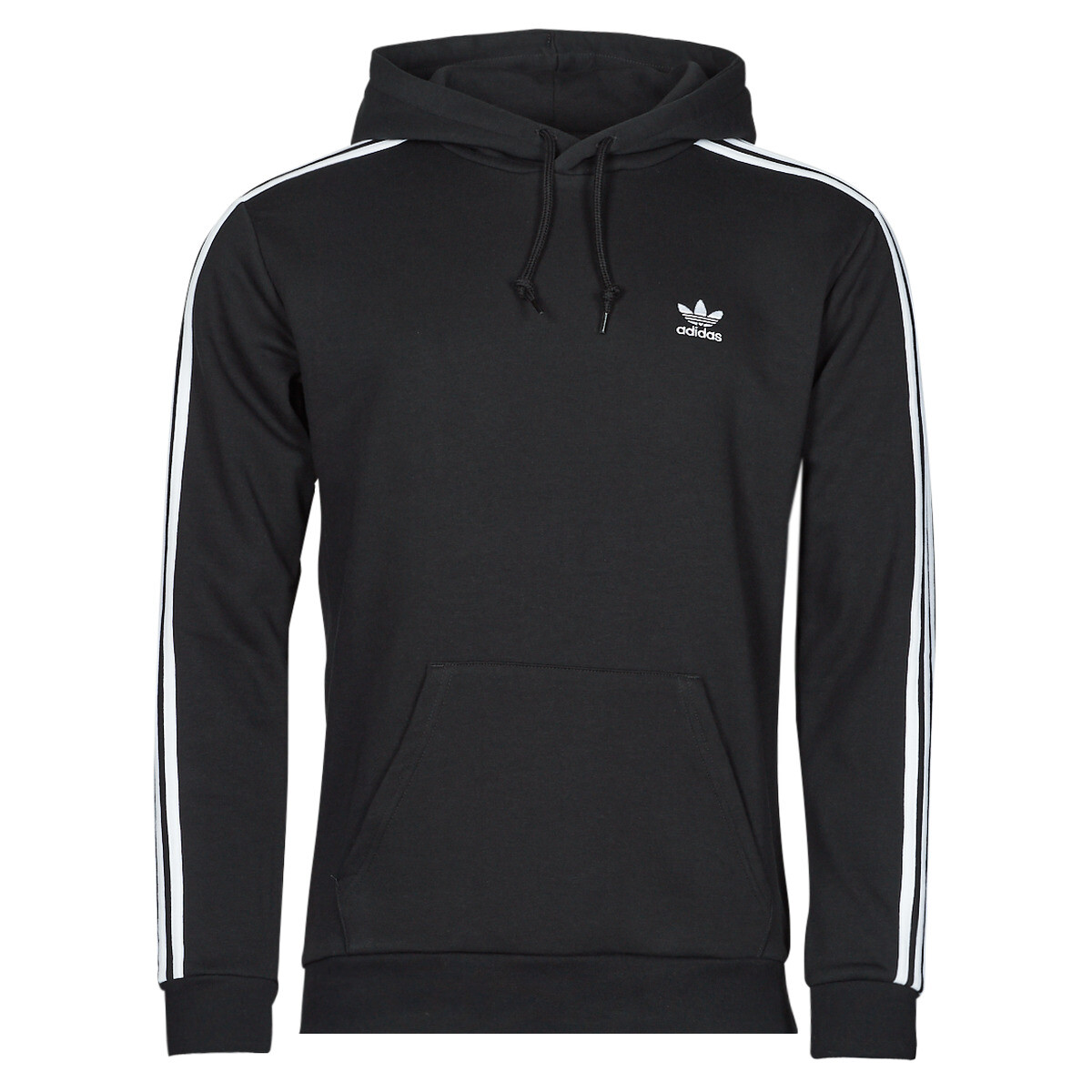 adidas  3-STRIPES HOODY  Černá