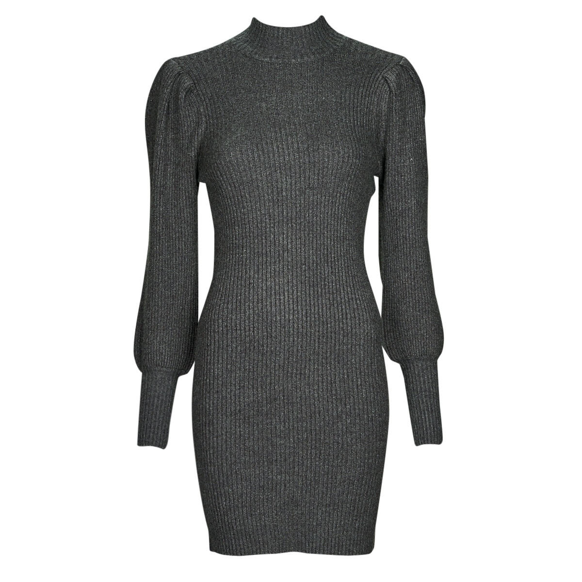 Only  ONLKATIA L/S DRESS KNT NOOS  Šedá