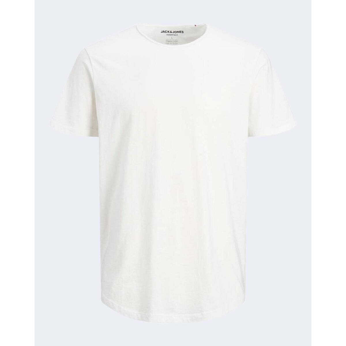 Jack & Jones  JJEBASHER TEE O-NECK SS NOOS 12182498  Bílá