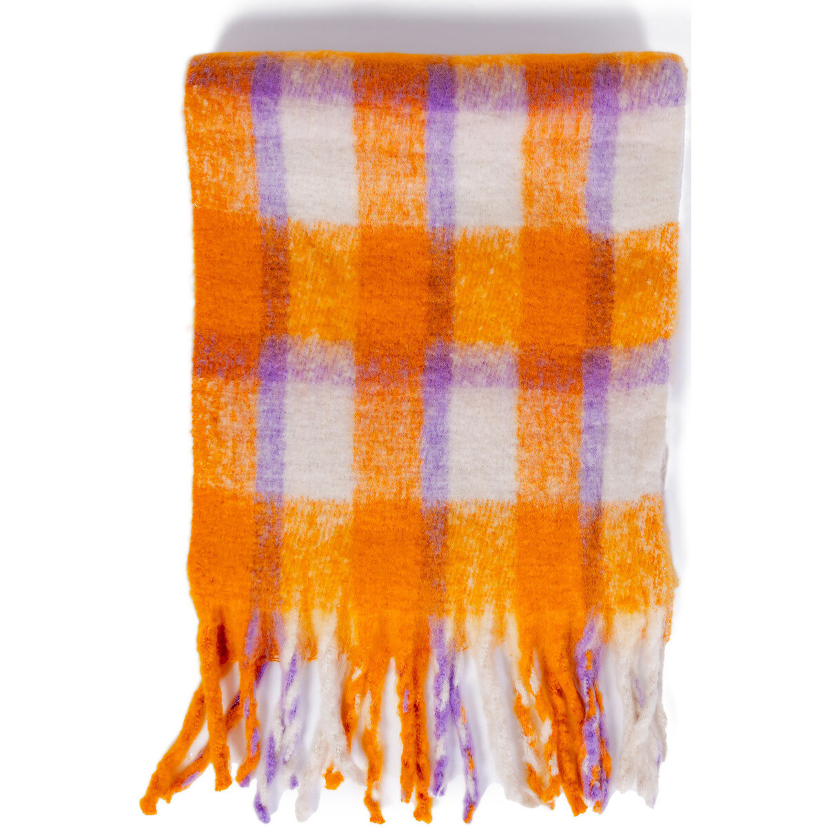 Only  ONLMIA CHECK SCARF CC 15299195  Oranžová