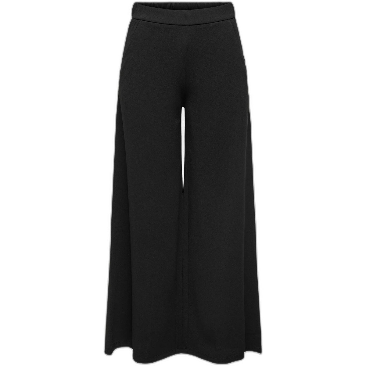 Jacqueline De Yong  JDYTANJA LIFE WIDE FLOWY PANT JRS NOOS 15249043  Černá