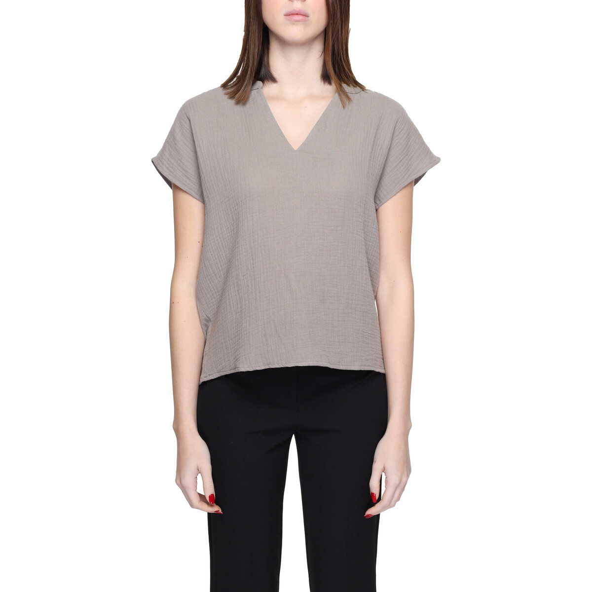 Jacqueline De Yong  DYTHEIS LIFE S/S TOP WVN DIA 15317398