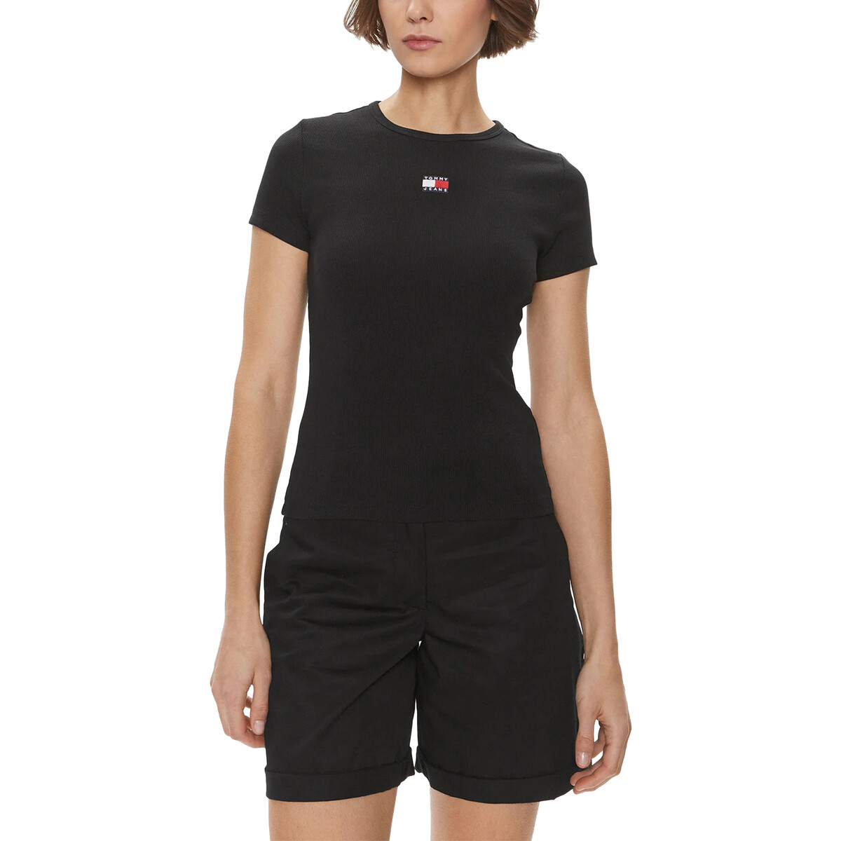 Tommy Hilfiger  TJW BADGE RIB DW0DW17881  Černá