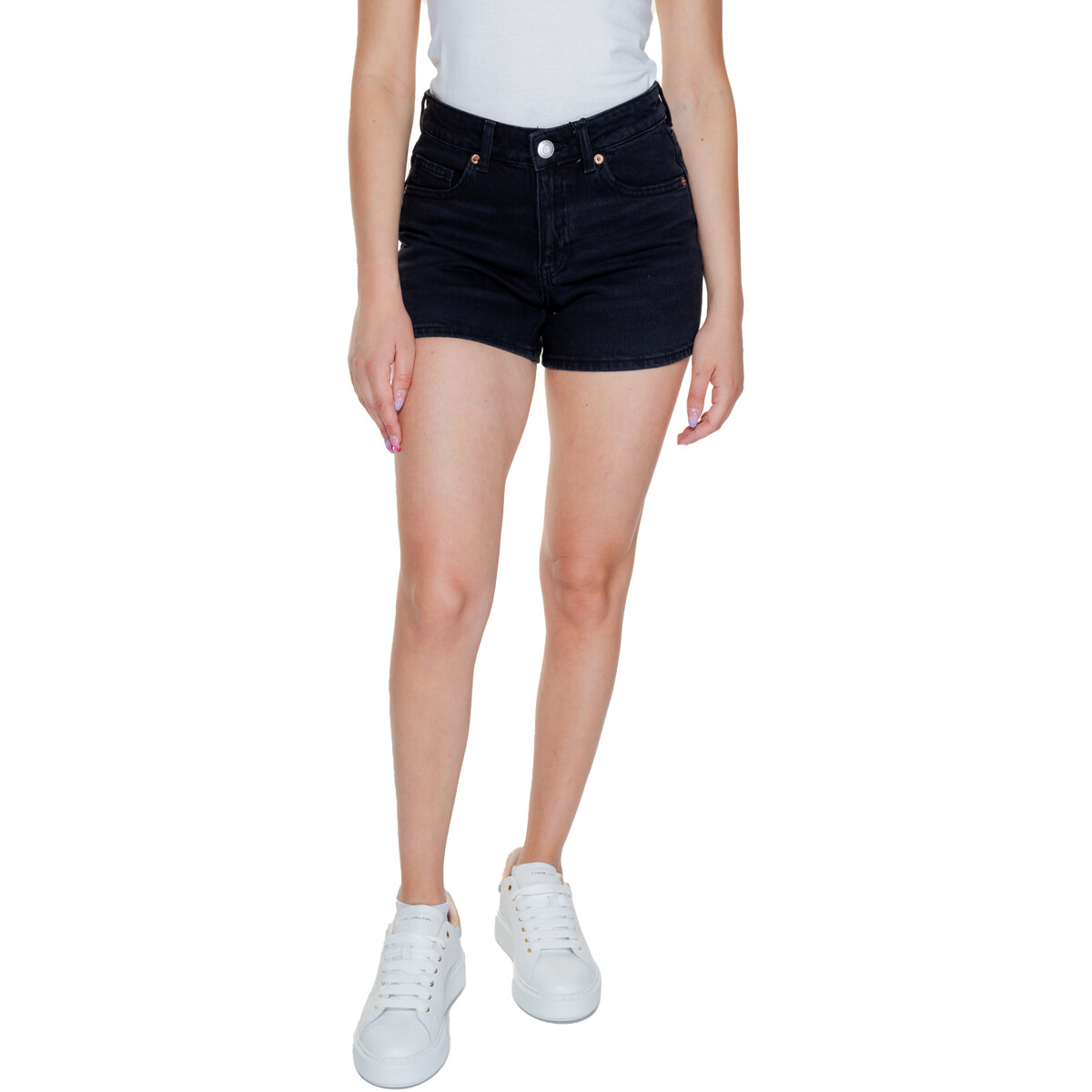 Vero Moda  VMTESS MR SHORT DNM SHORTS MIX GA NOOS 10301532  Černá