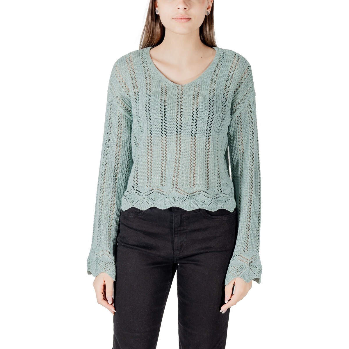 Only  ONLELBA LIFE LS V-NECK CC KNT 15339529