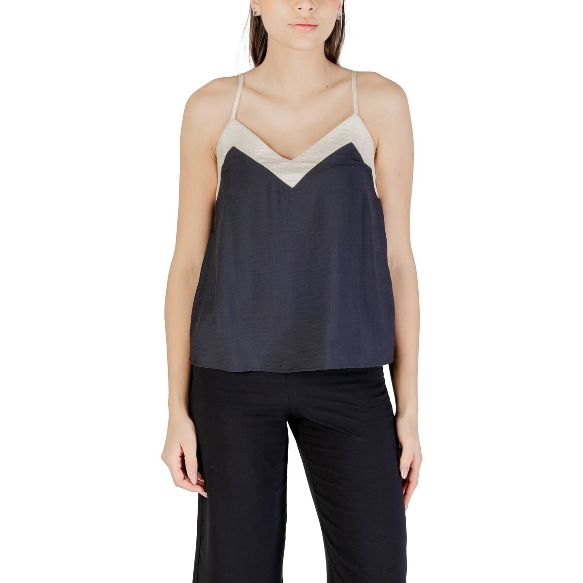 Vero Moda  Vmdenise Singlet Top Wvn Btq Ga 10329790  Černá