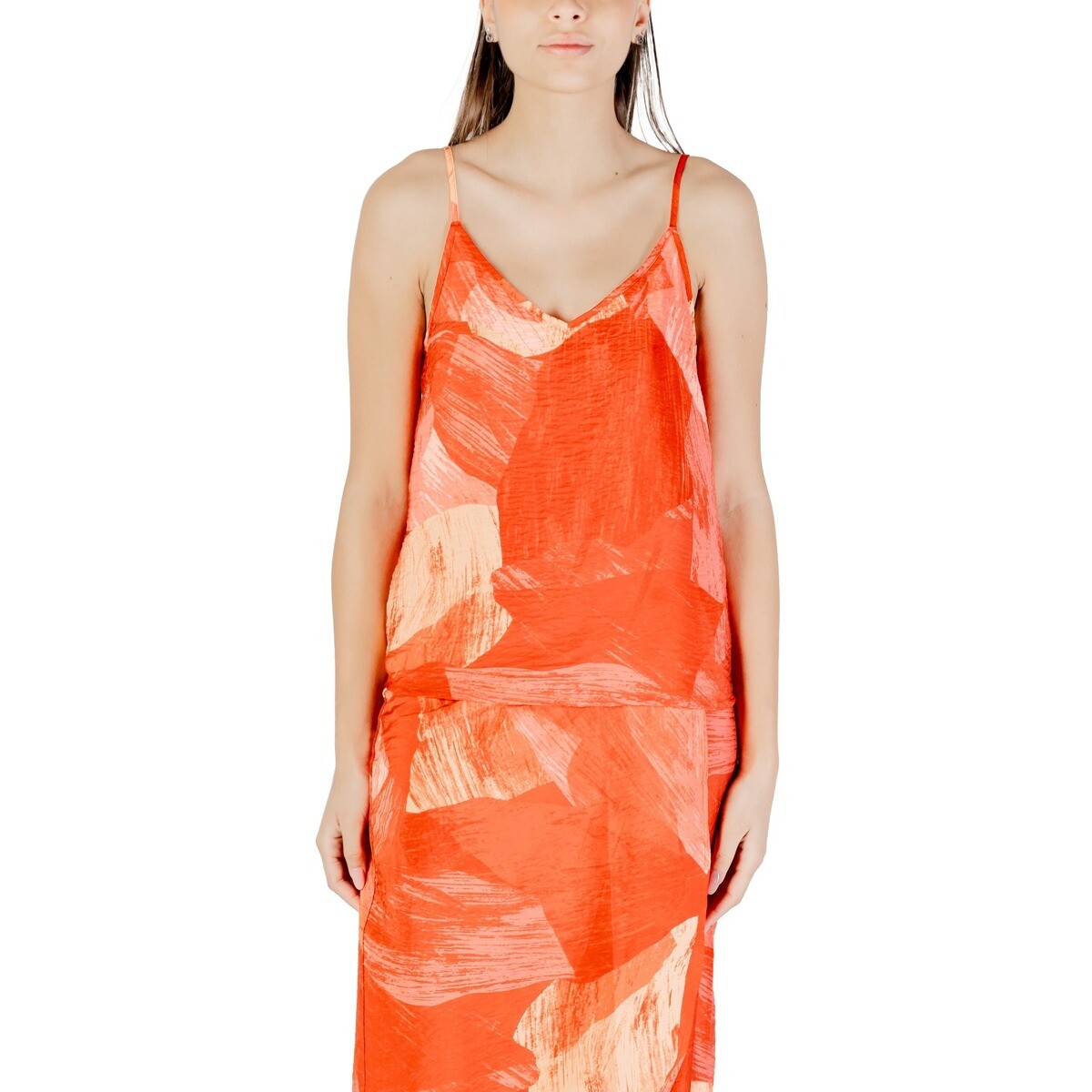 Vila  Vidolira Ela Singlet Top/Lc 14108347  Červená