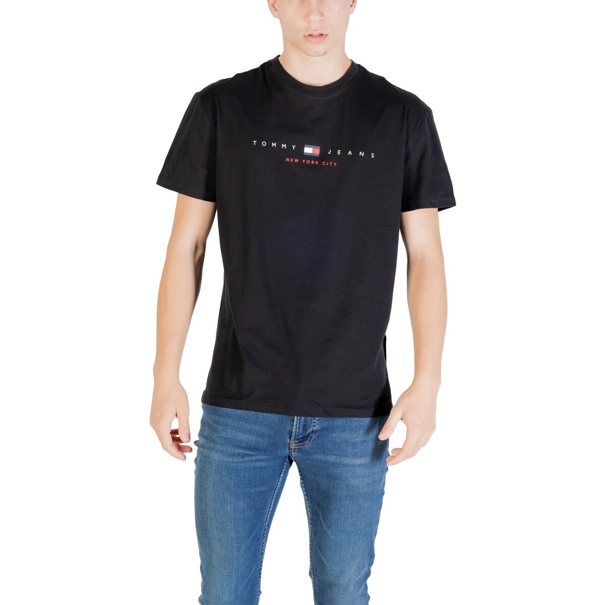 Tommy Hilfiger  TJM REG FLAG LINEAR DM0DM21911  Černá