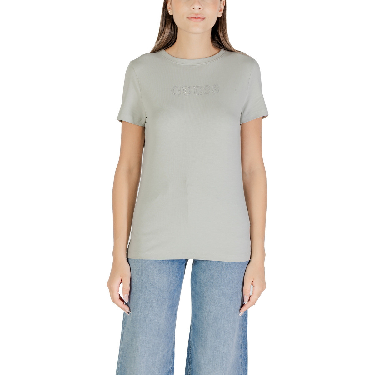 Guess  BRIANA SS T-SHIRT V3BI11 J1314  Zelená