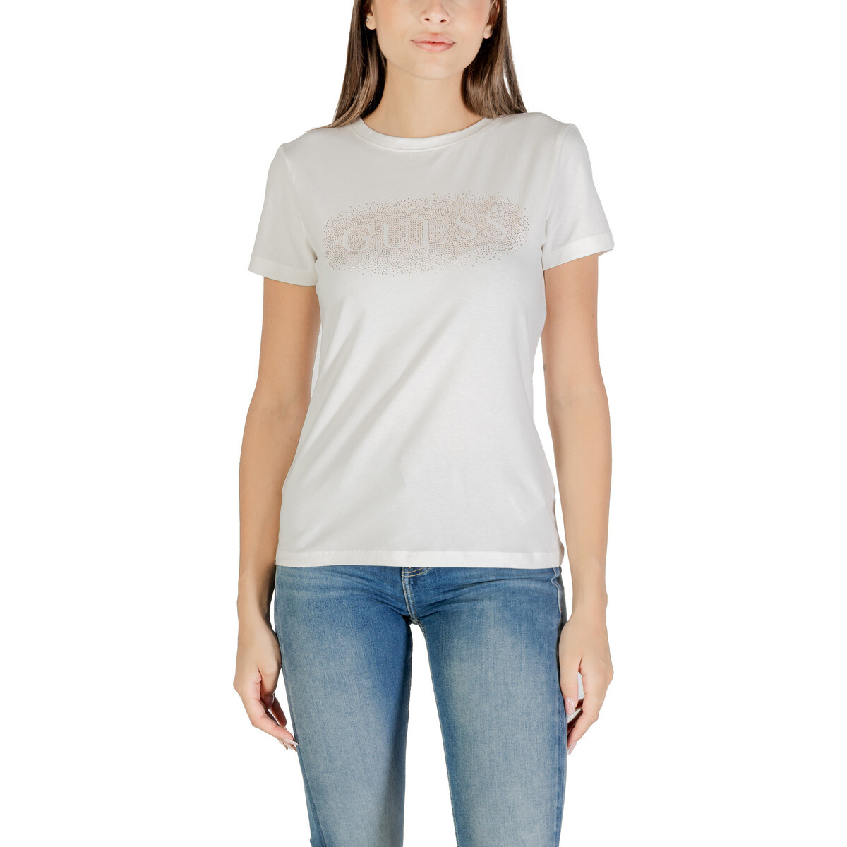 Guess  INGRID SS T-SHIRT V5YI08 J1314  Bílá