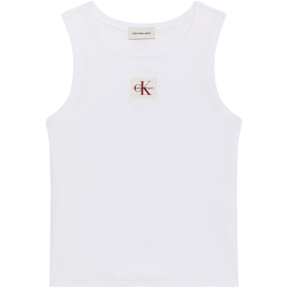 Calvin Klein Jeans  A - WOVEN LABEL 2X2 LV047C201G  Bílá