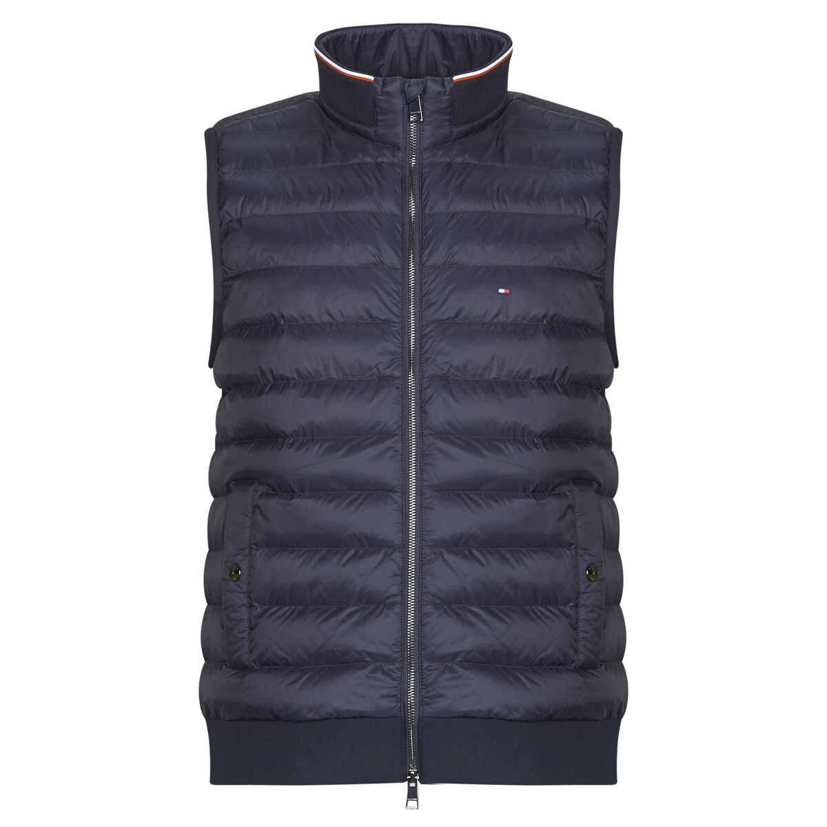 Tommy Hilfiger  MIX MEDIA ESS RWB VEST  Tmavě modrá