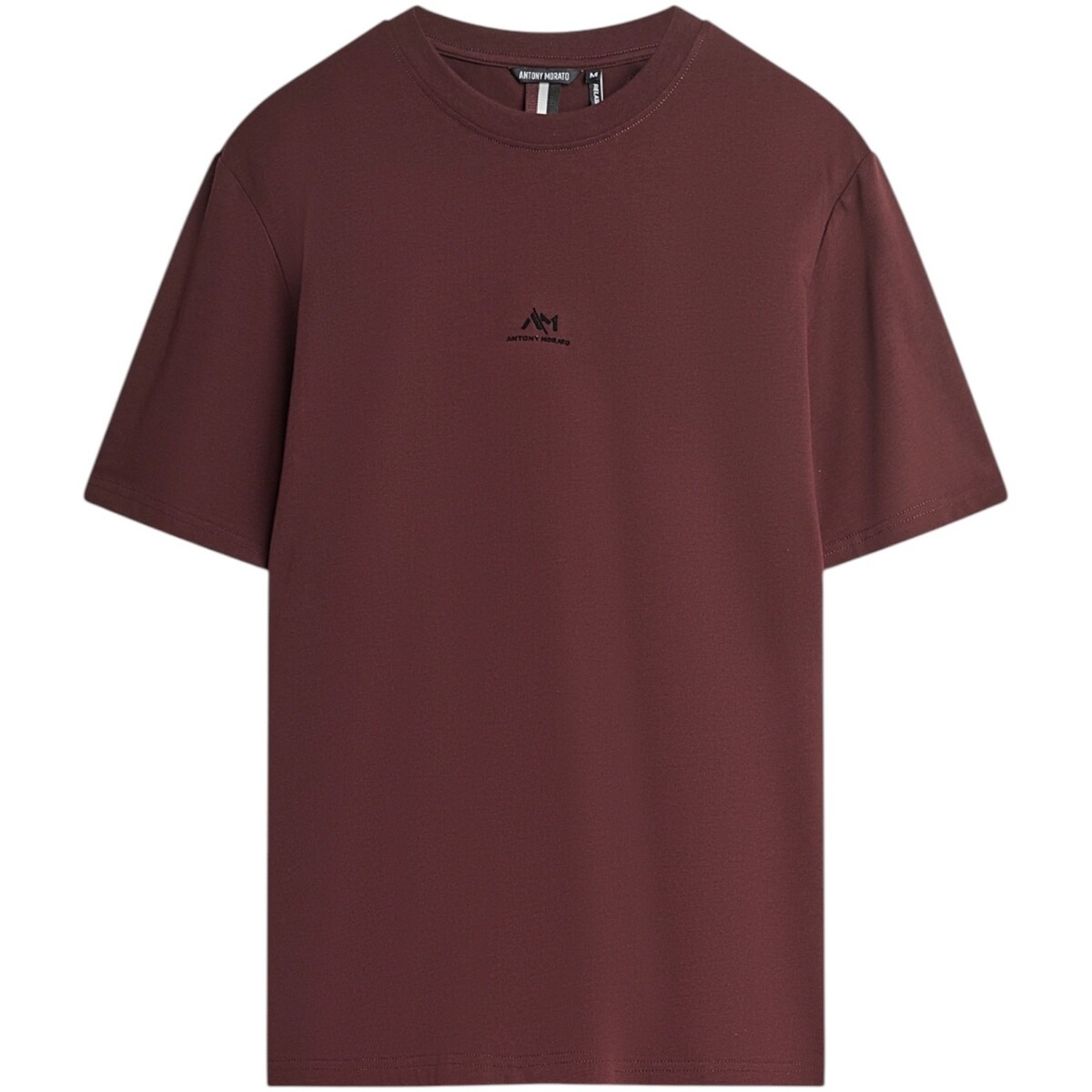 Antony Morato  RELAXED WITH RUBBER FLOCK LOGO PRINT MMKS02549-FA100258  Červená