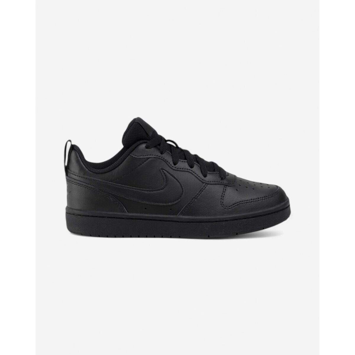 Nike  Court Borough Low 2 Black (GS)  Černá