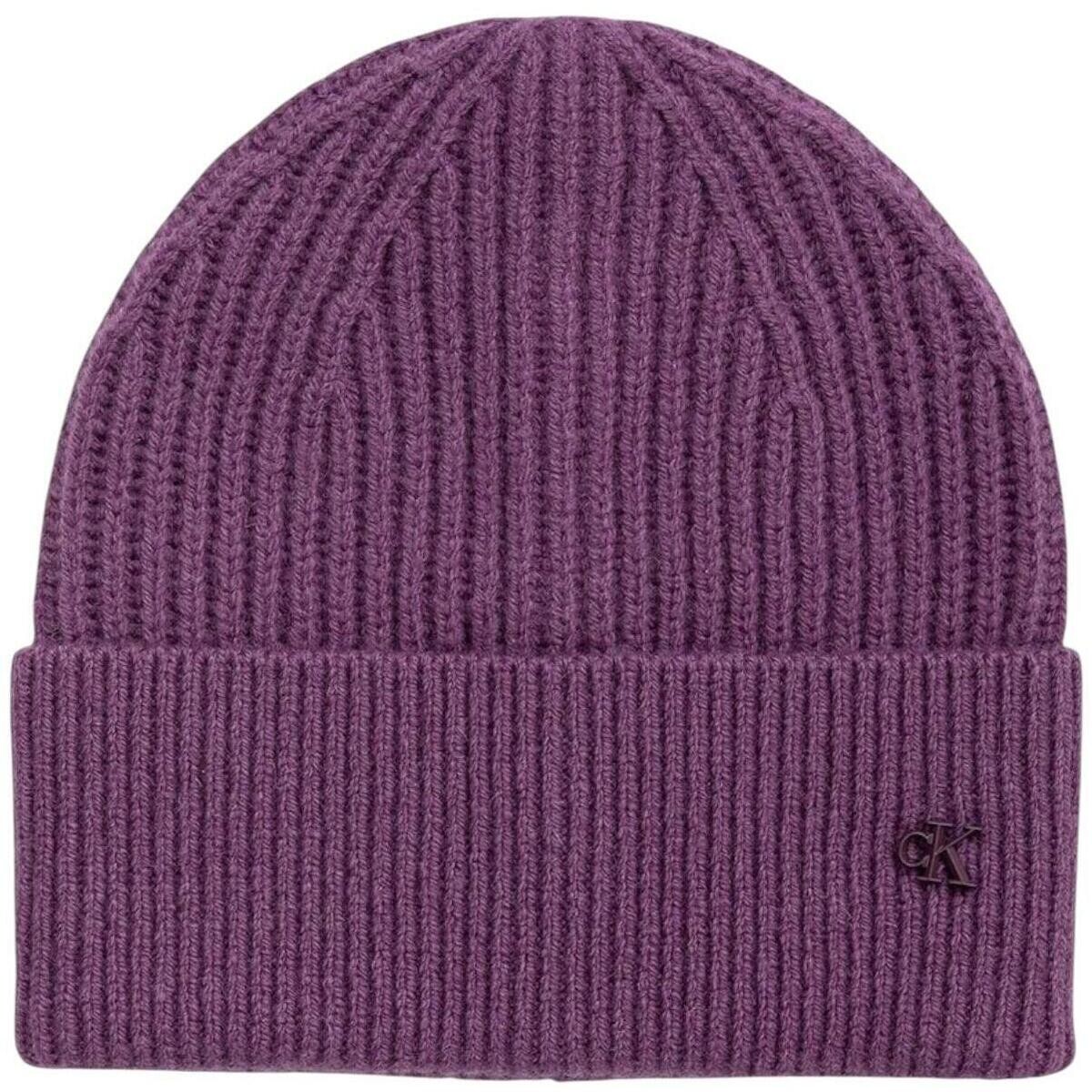 Calvin Klein Jeans  CK METAL WOOL BEANIE LV04D8032G  Fialová