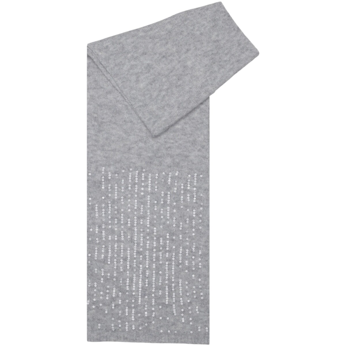 Pieces  Pcjulietta Long Sequins Scarf Bc 17160048  Šedá