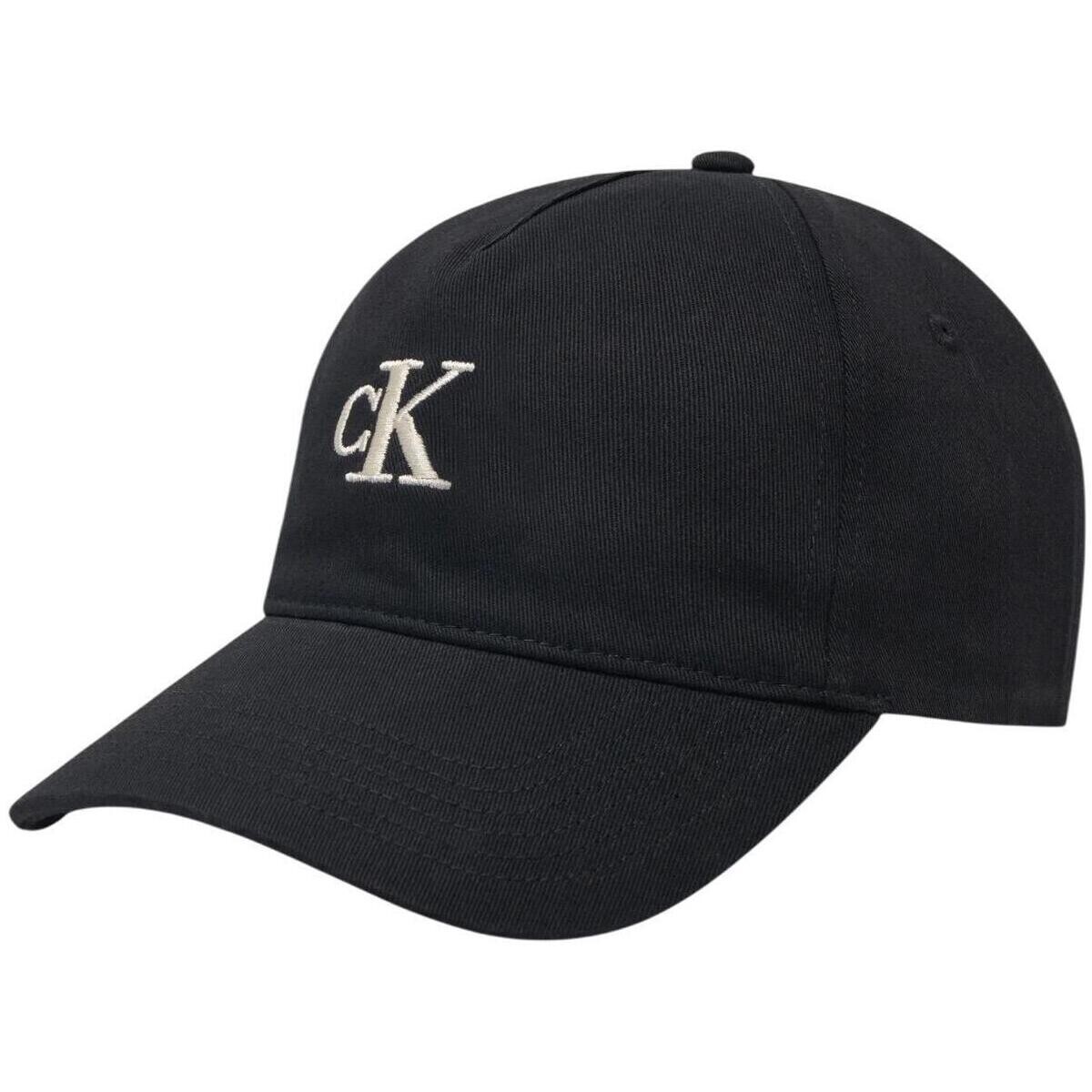 Calvin Klein Jeans  MONOGRAM EMBROIDERY BASEBALL CAP LV04K5024G  Černá