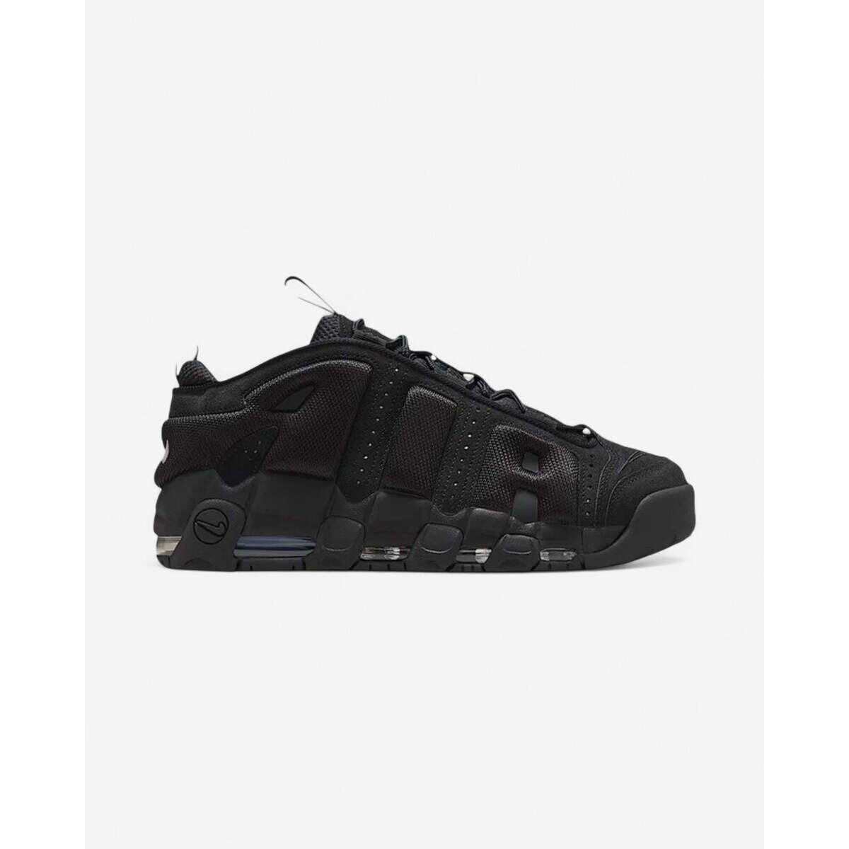 Nike  Air More Uptempo Low 'Triple Black'  Černá