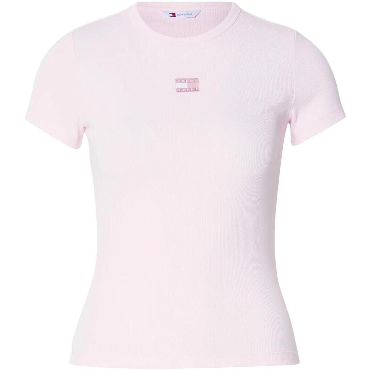 Tommy Hilfiger  TJW BADGE RIB DW0DW17881  Růžová