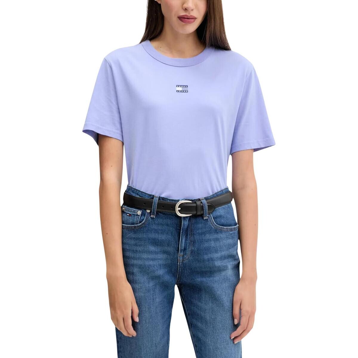 Tommy Hilfiger  TJW BXY BADGE TEE EX DW0DW22202  Fialová
