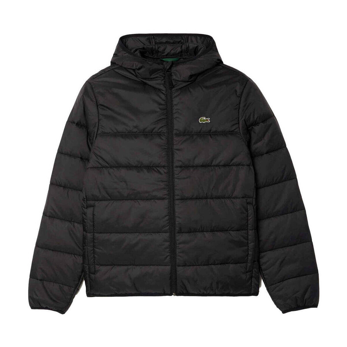 Lacoste  Water-Repellent Quilted Puffer Jacket Black  Černá